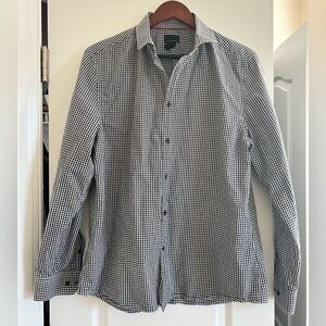 H&M Black and White Gingham Men's Shirt
